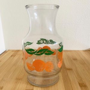 Vintage Anchor Hocking Orange Juice Carafe